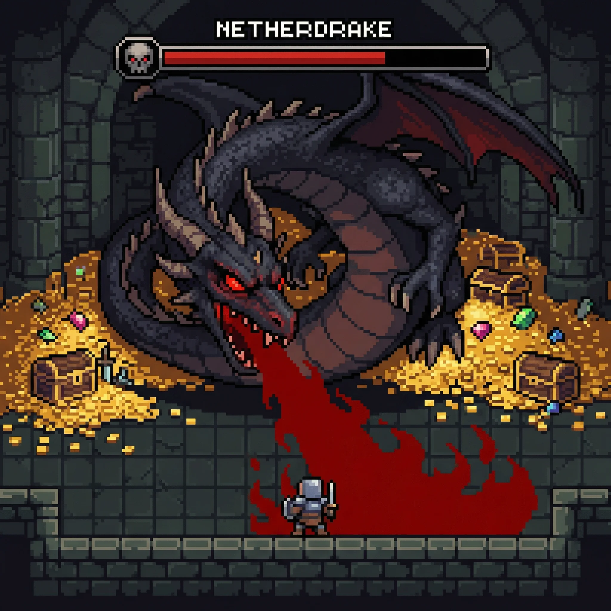 地牢Boss：冥渊巨龙 - pg女王 Boss攻略